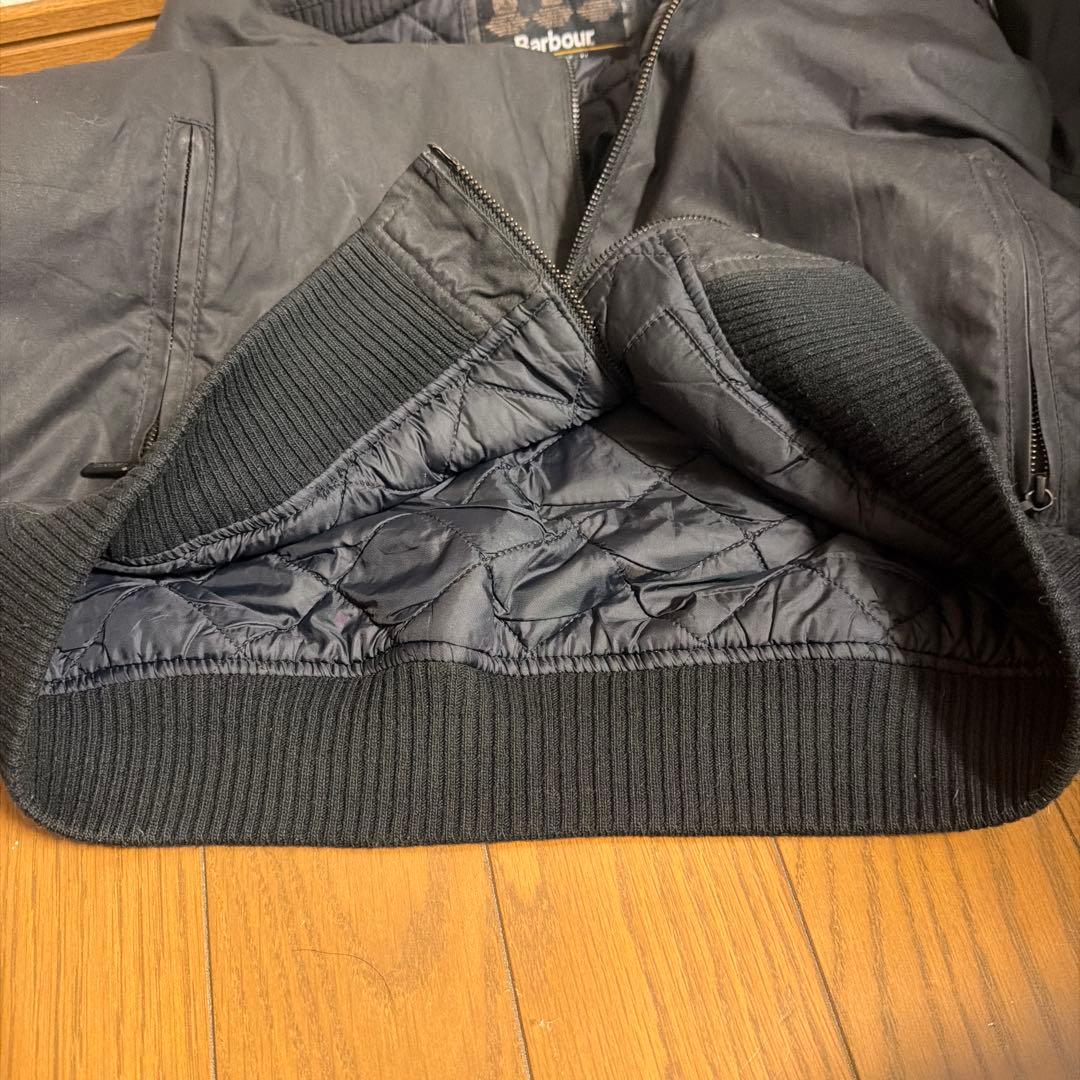 Barbour international ブラック MA-1 中綿