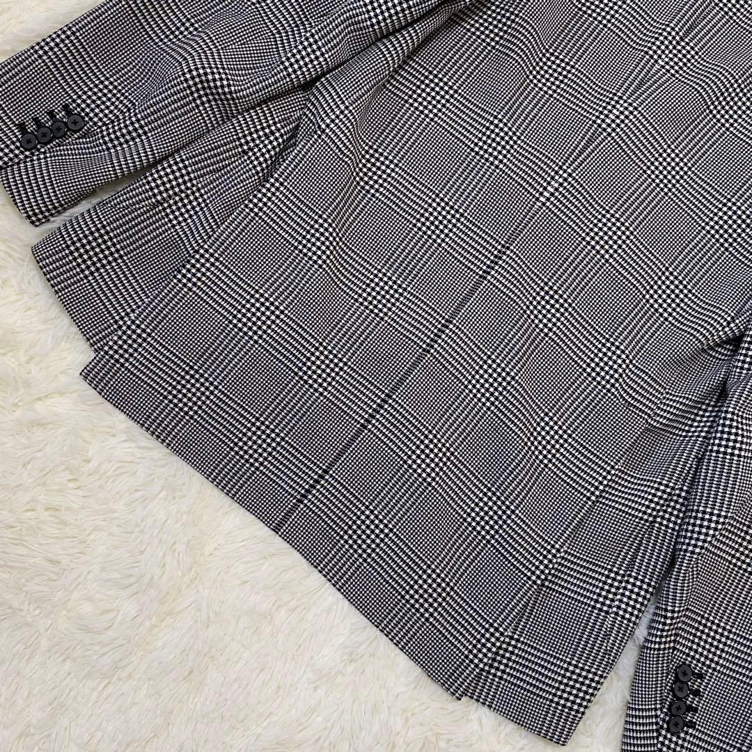 ✨極美品✨ TAGLIATORE ウール チェック ダブル カジュアル 50