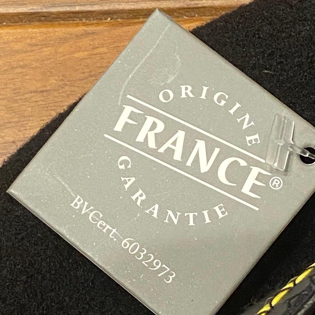 未使用 LAULHERE ローレル ベレー帽 フランス製 箱無しカンパン 110