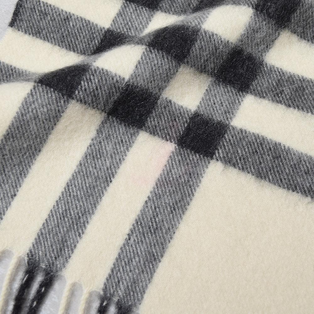 英国製 バーバリー BURBERRY カシミヤ100％ メガチェック ストール