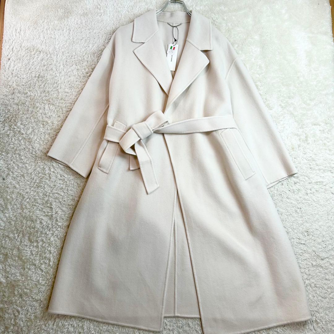 未使用品 23区 MANTECO♡ウール リバー ロングコート 大きいサイズ