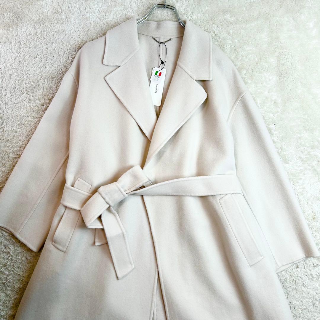 未使用品 23区 MANTECO♡ウール リバー ロングコート 大きいサイズ