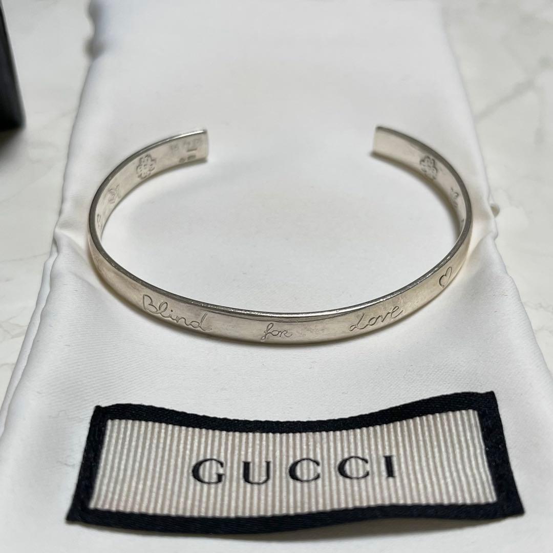 GUCCI グッチ Blind for Love バングル ブレスレット