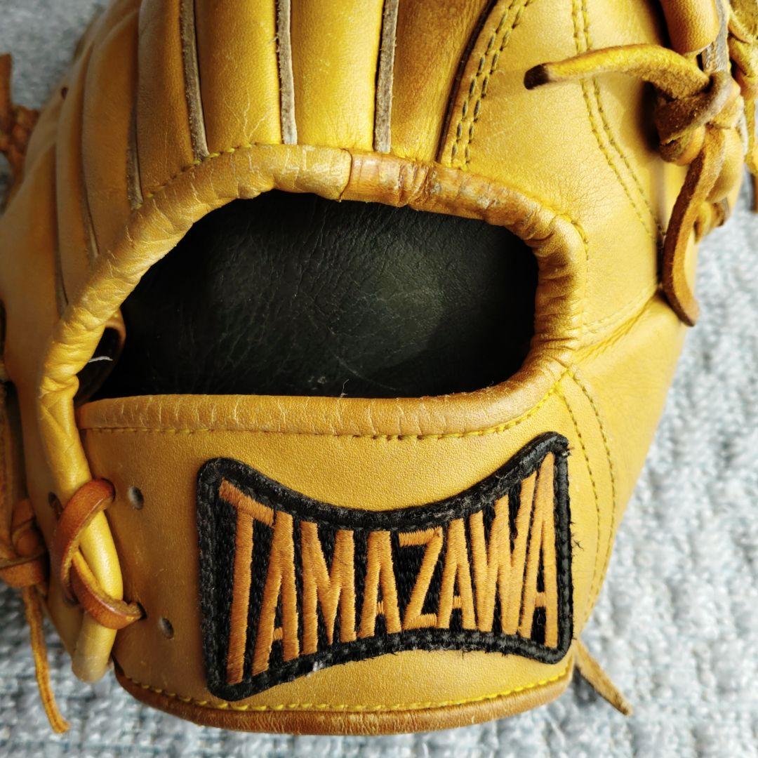TAMAZAWA 玉澤 軟式グローブ TG-CN505 イエロー　大人　内野手