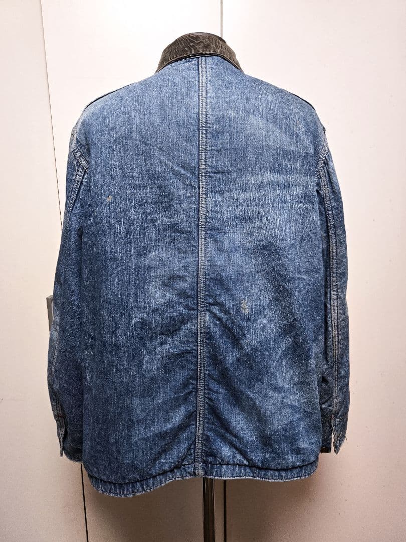 50s ヴィンテージ カバーオール ワーク デニム ジャケット エンジニア