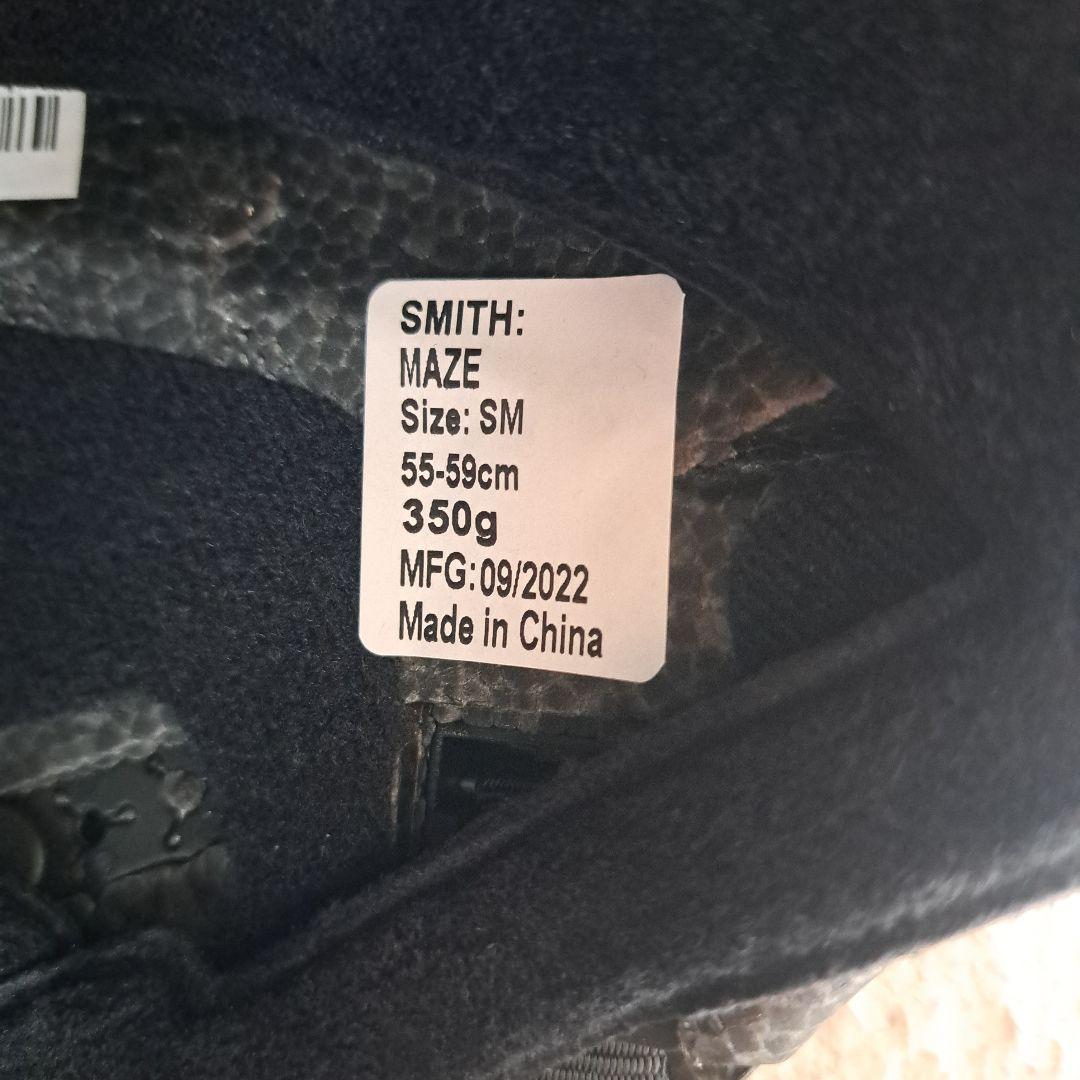 SMITH スノーボードヘルメット S マットブラック