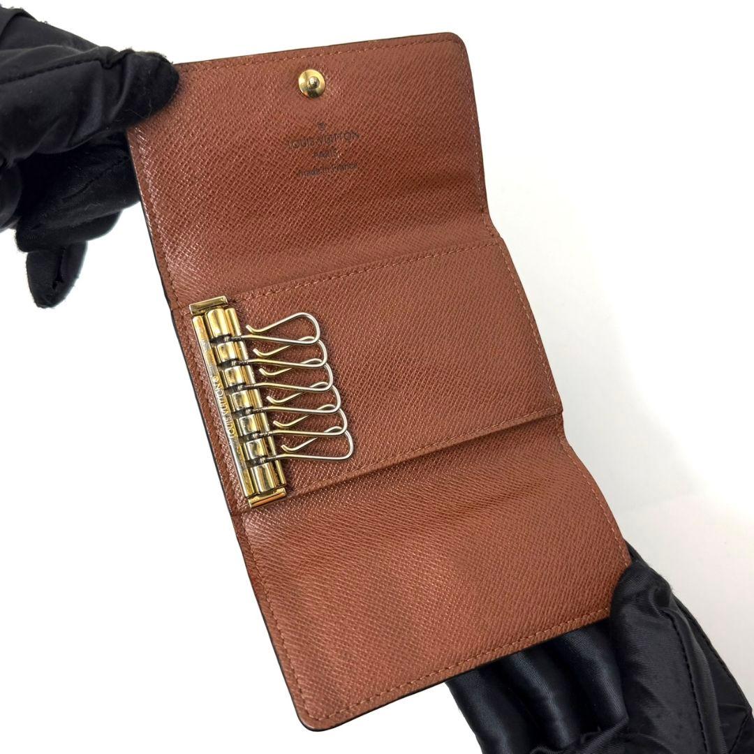 美品 ルイヴィトン モノグラム ミュルティクレ6 キーケース key 鍵 6連