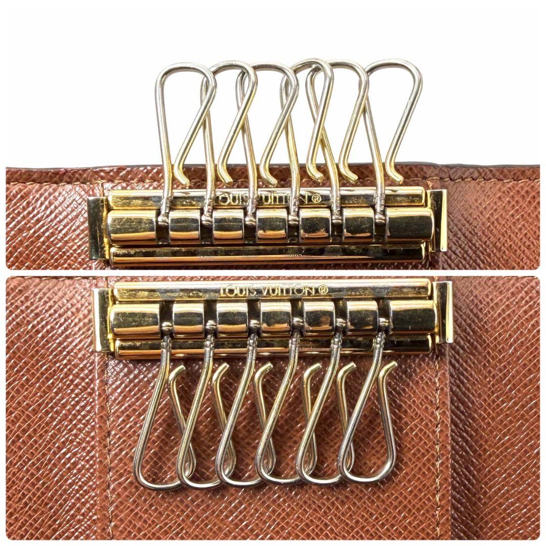 美品 ルイヴィトン モノグラム ミュルティクレ6 キーケース key 鍵 6連