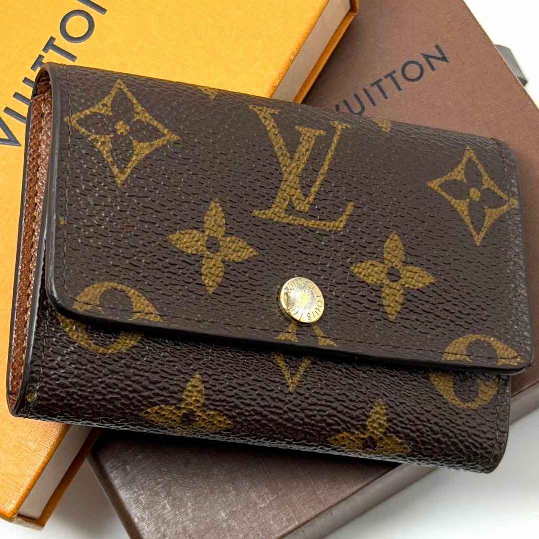 美品 ルイヴィトン モノグラム ミュルティクレ6 キーケース key 鍵 6連