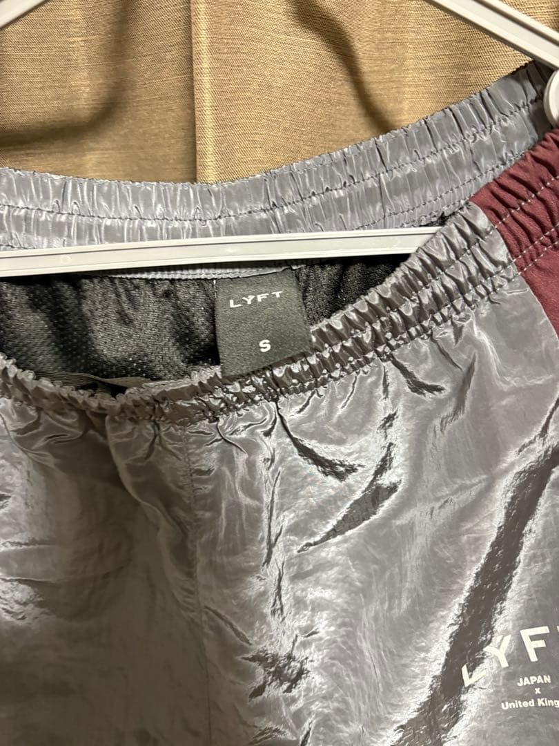 LYFT ジャケット Sサイズ グレー/バーガンディ