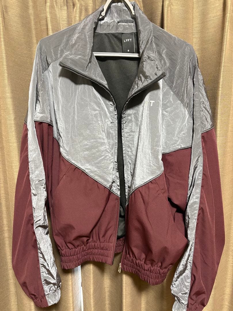 LYFT ジャケット Sサイズ グレー/バーガンディ