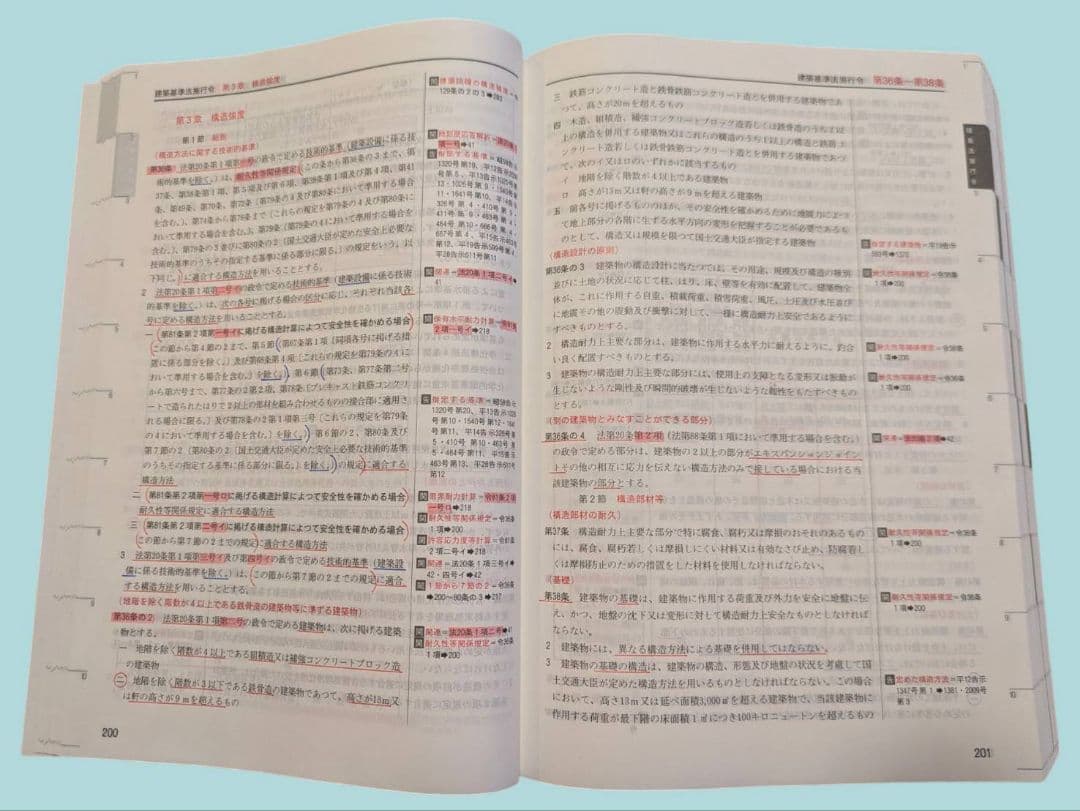 建築基準法関係法令集 2025年版 一級建築士①.②線引済　日建学院