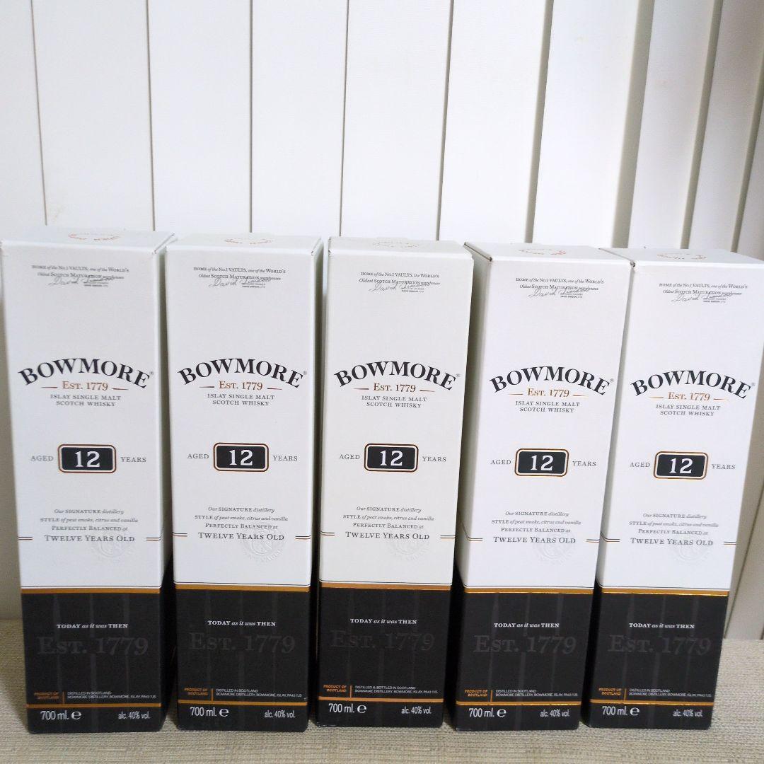 2/1再出品予定♥ボウモア12年ウィスキー 5本セット