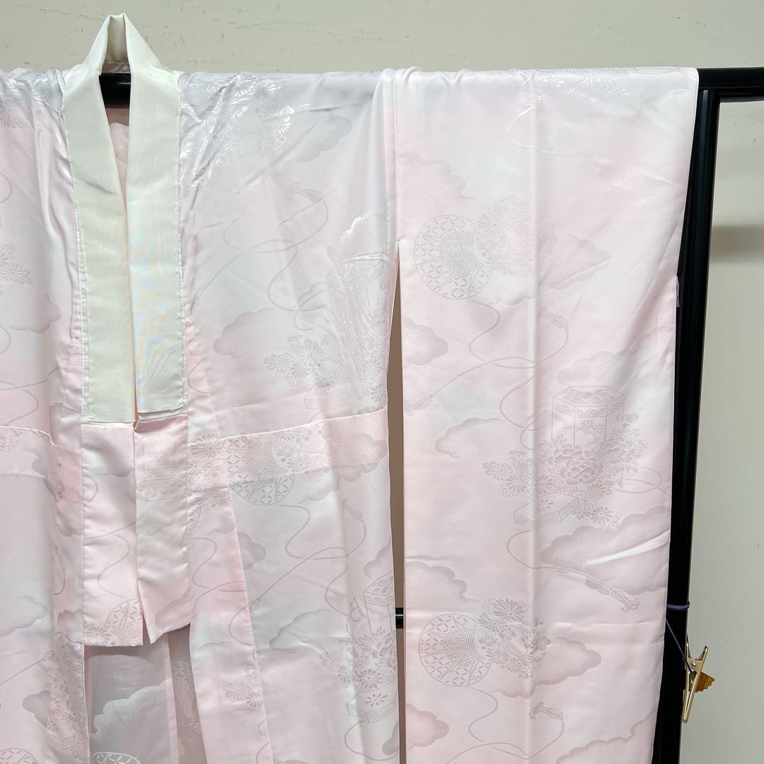 長襦袢　振袖襦袢　洗える着物　貝桶　水引　着物　013tz