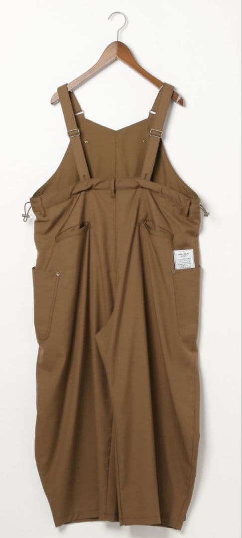 ニコアンド【be with M】Misayoラクテロサロペット ブラウン