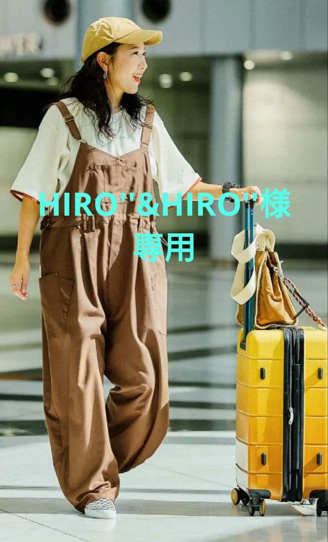 ニコアンド【be with M】Misayoラクテロサロペット ブラウン