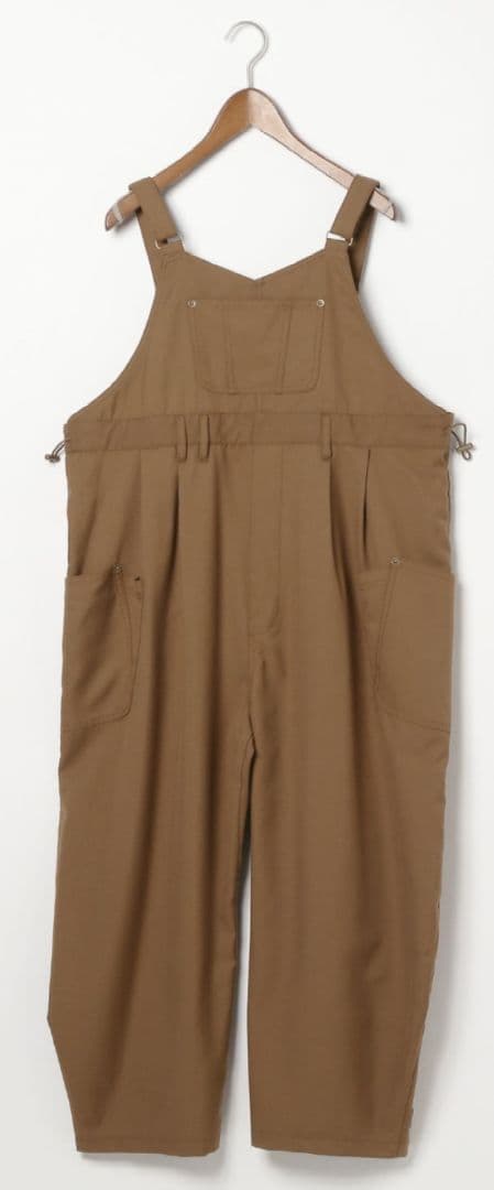 ニコアンド【be with M】Misayoラクテロサロペット ブラウン