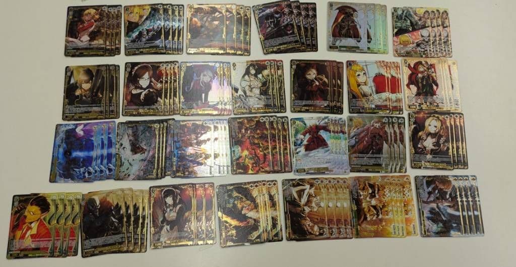 ヴァイスシュヴァルツ　原作オーバーロード　OLR 81種　4コン