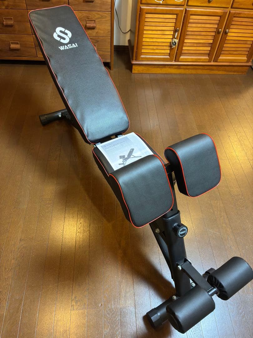 WASAI インクラインマルチトレーニングベンチ 説明書付き