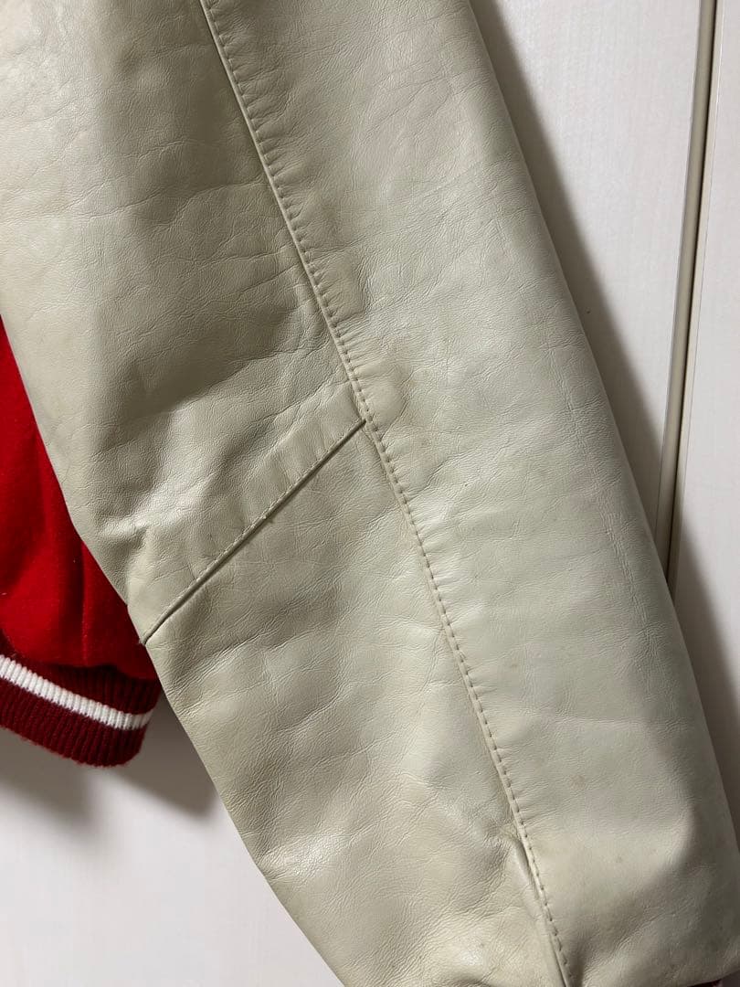 STUSSY スタジャン レッド S