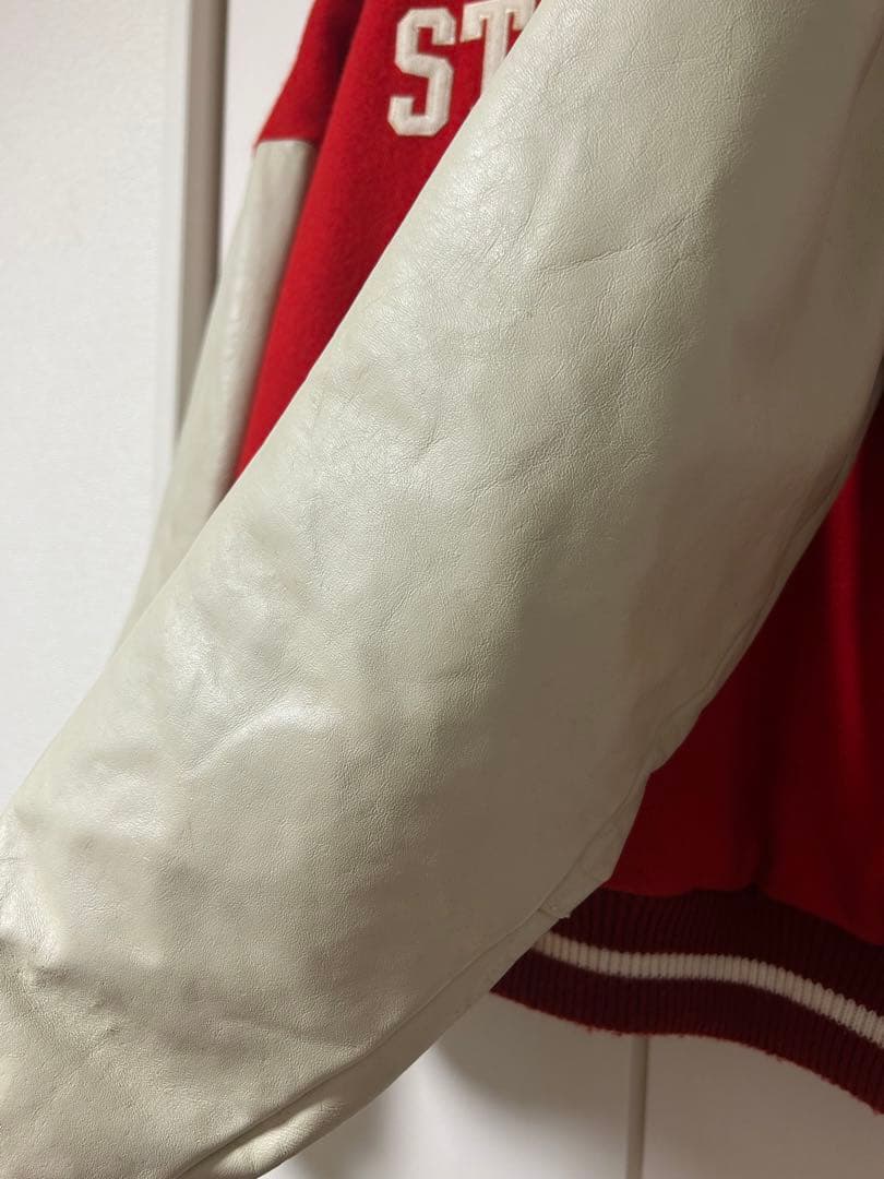 STUSSY スタジャン レッド S