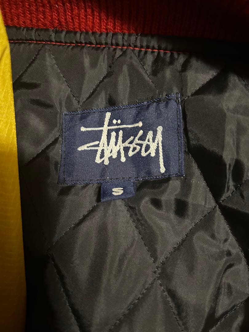 STUSSY スタジャン レッド S