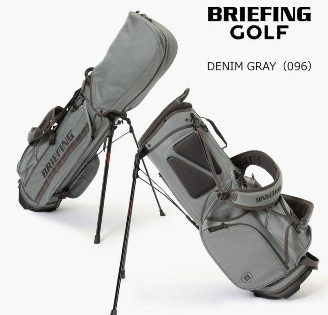 ブリーフィング ゴルフ　キャディバッグ CR-4 デニムグレーBRG251D44