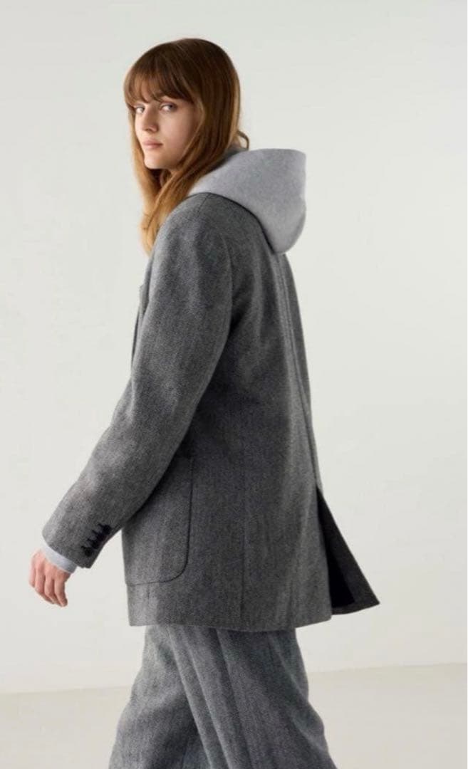 UNIQLO C ツイードオーバーサイズジャケット Sサイズ　新品タグ付き