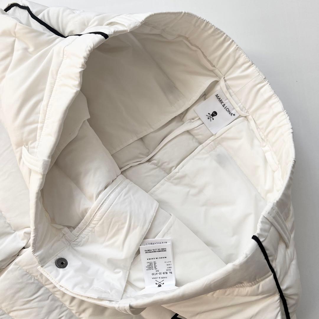 MARK&LONA マークアンドロナ　ダウンパンツ　中綿　ゴルフ　50 XL 白