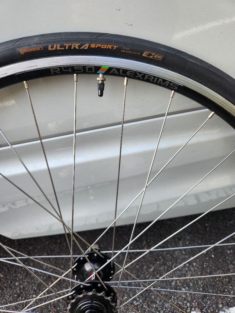 ピスト 競輪 700C 前後ホイール 車輪 AREXRIMS おまけ付き