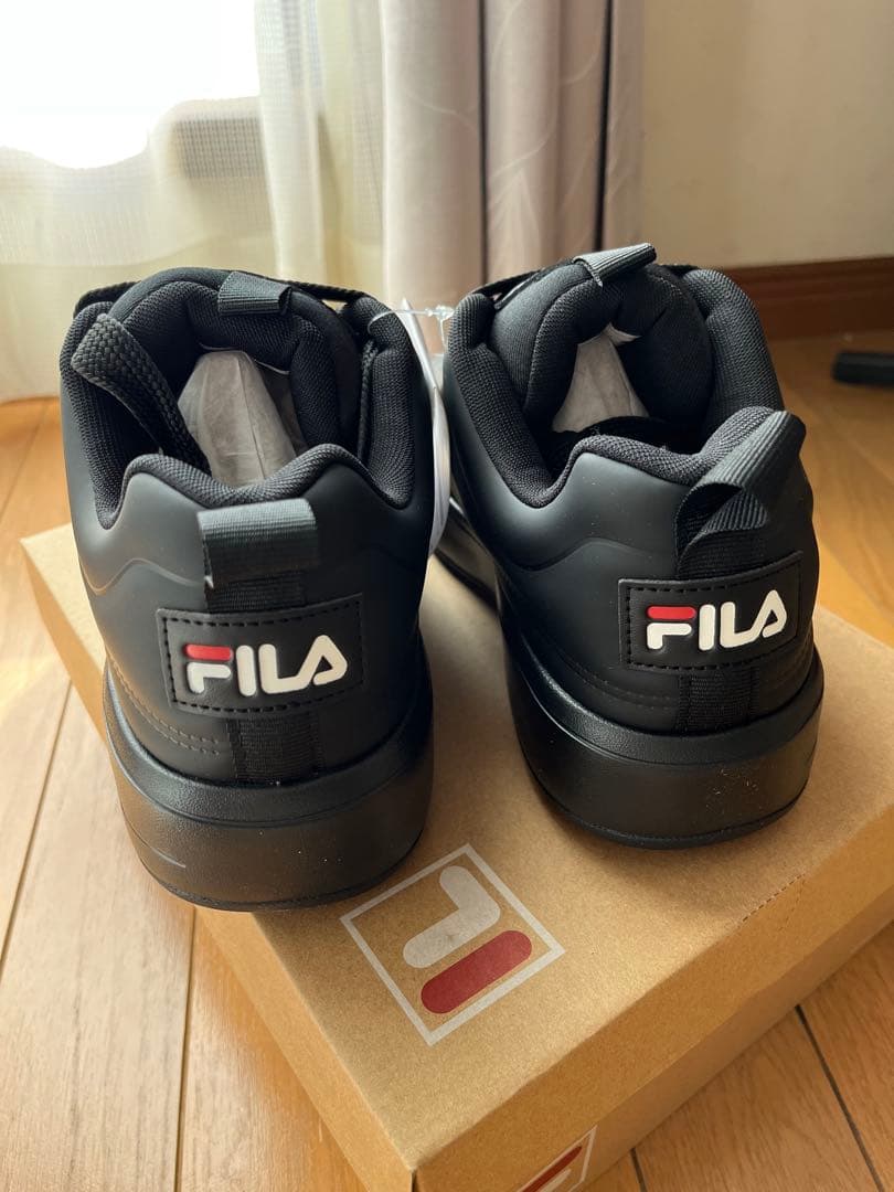 FILA ブラック スニーカー SUPERBUBBLE