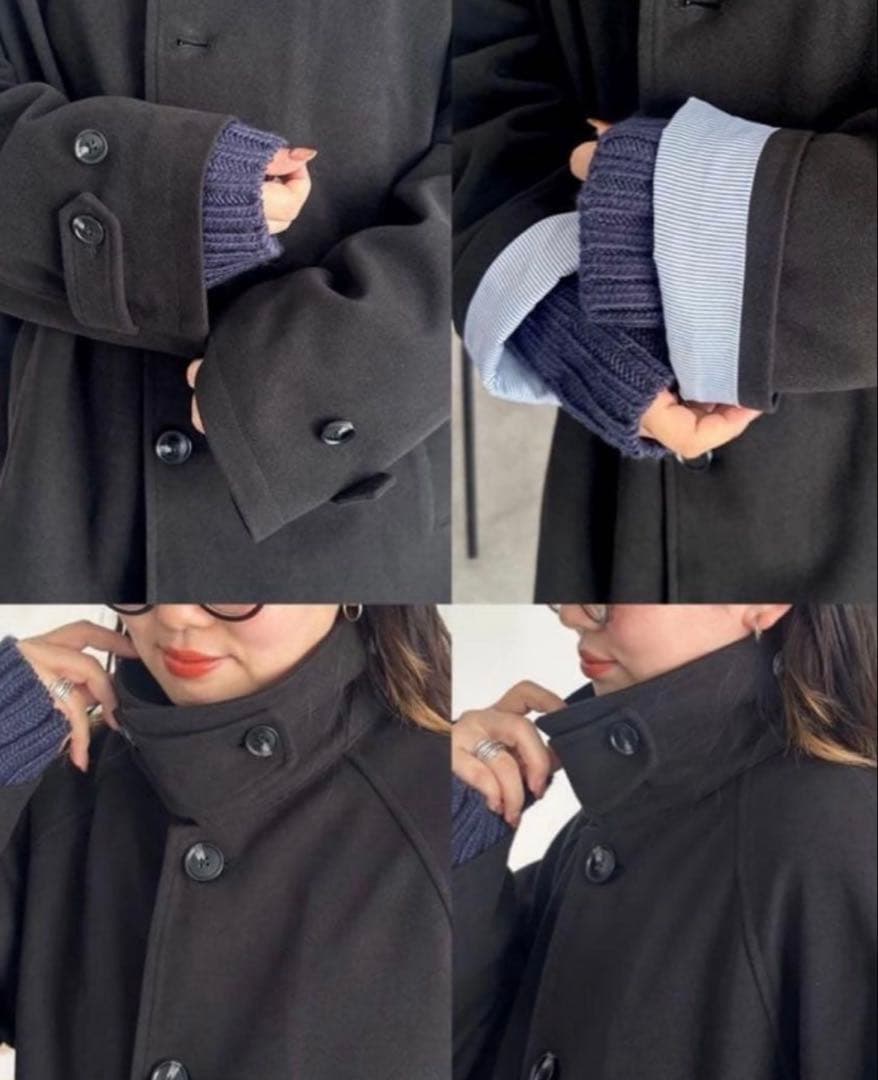 【PIPI's企画】3WAYコート F ブラック