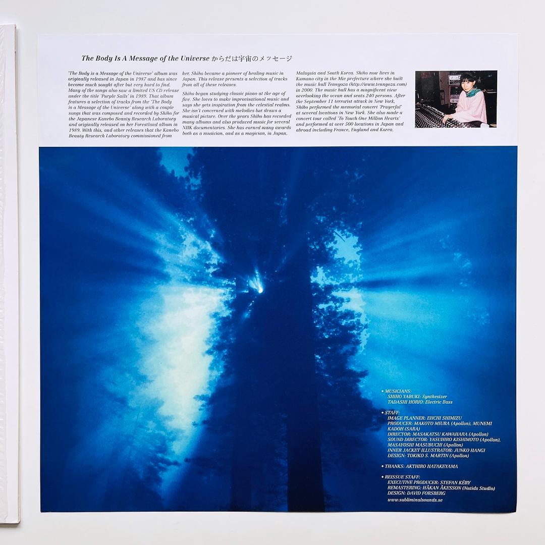 貴重 レコード〔 矢吹紫帆からだは宇宙のメッセージ 〕アンビエント