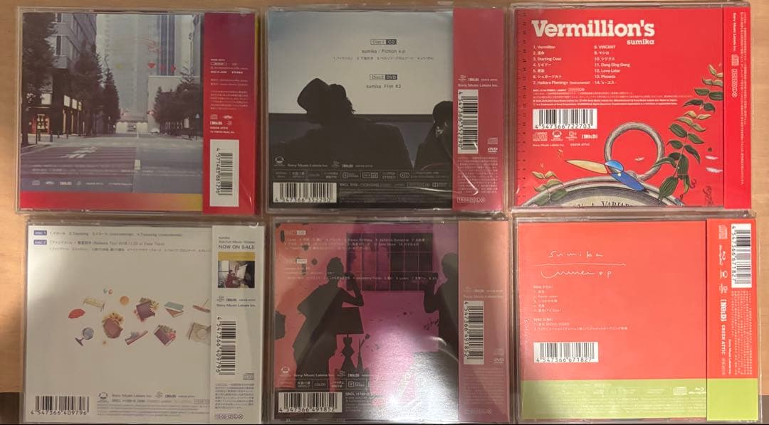 sumika CD6本セット