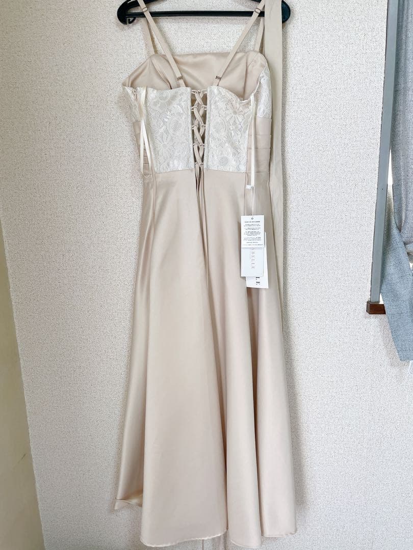 ANNABELLE シャンパンベージュ　ロングドレス　未使用　147cm程度向け