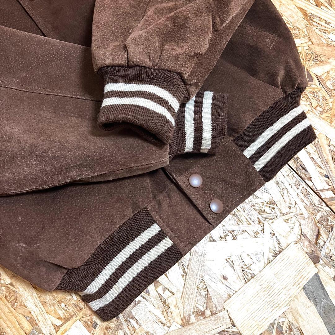 ジャケット・アウター 90s OLD converse stadium jacket leather