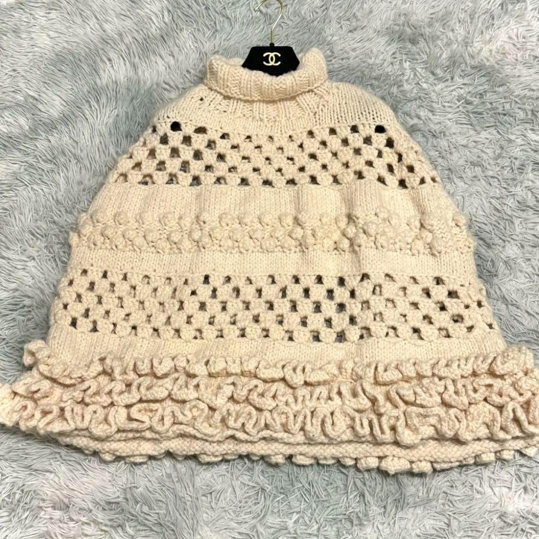 【アーカイブ】MIU MIU ミュウミュウ ケープ ポンチョ ハンドメイド S