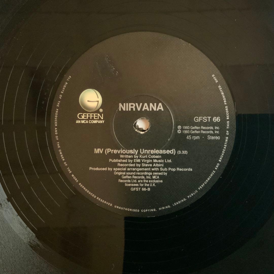 NIRVANA all apologies 12inch アートプリント2枚付