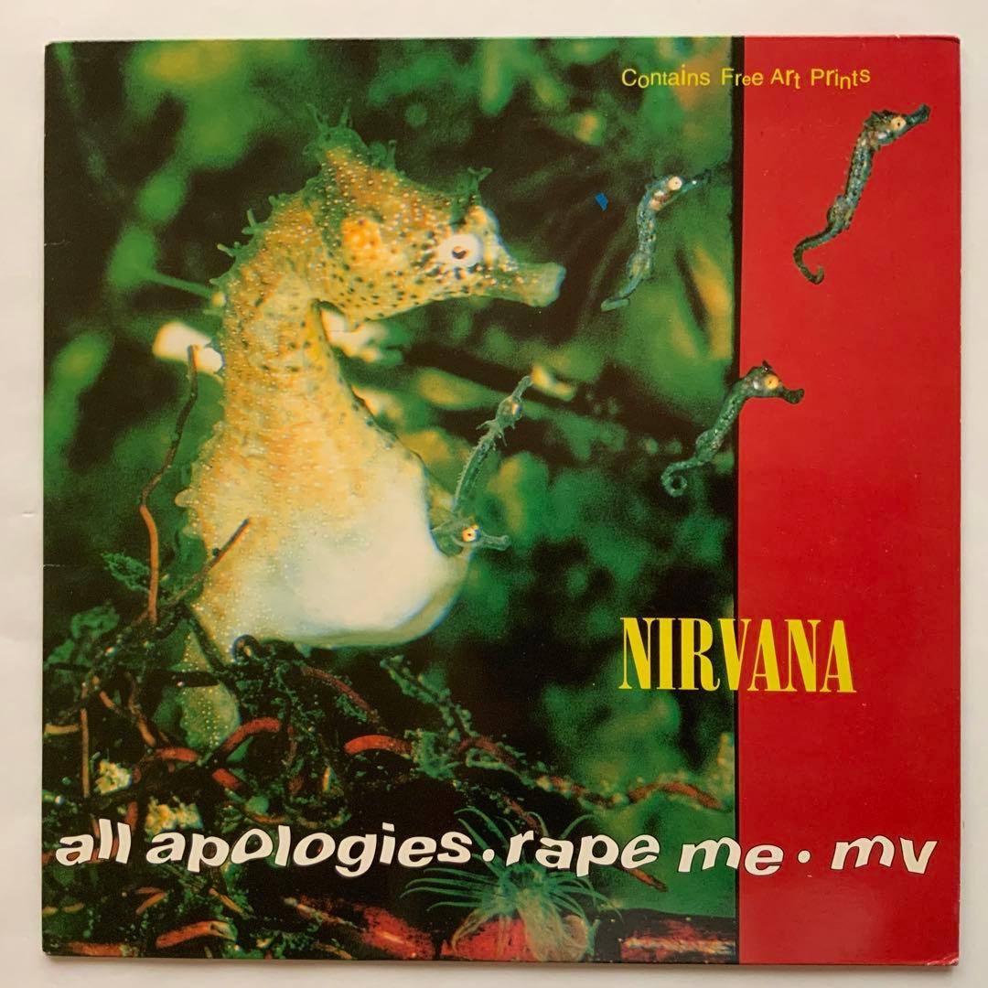 NIRVANA all apologies 12inch アートプリント2枚付