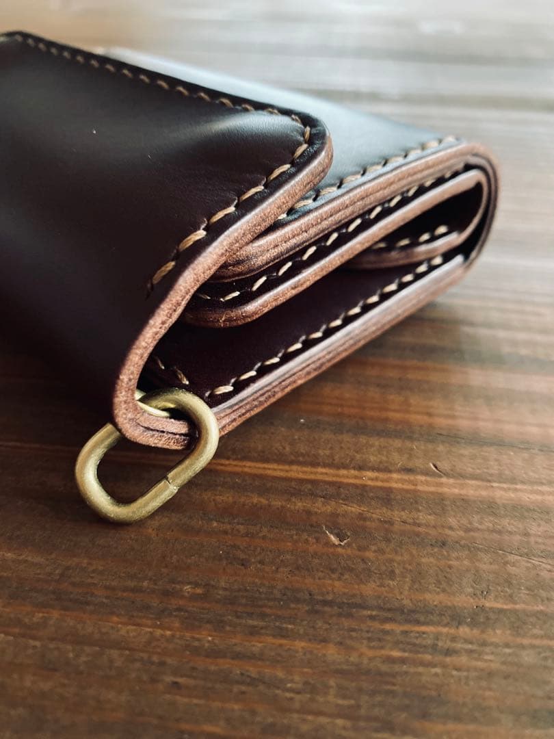 【ブルガロ】TS03-76ショートトラッカーウォレット&真鍮チェーン別売り