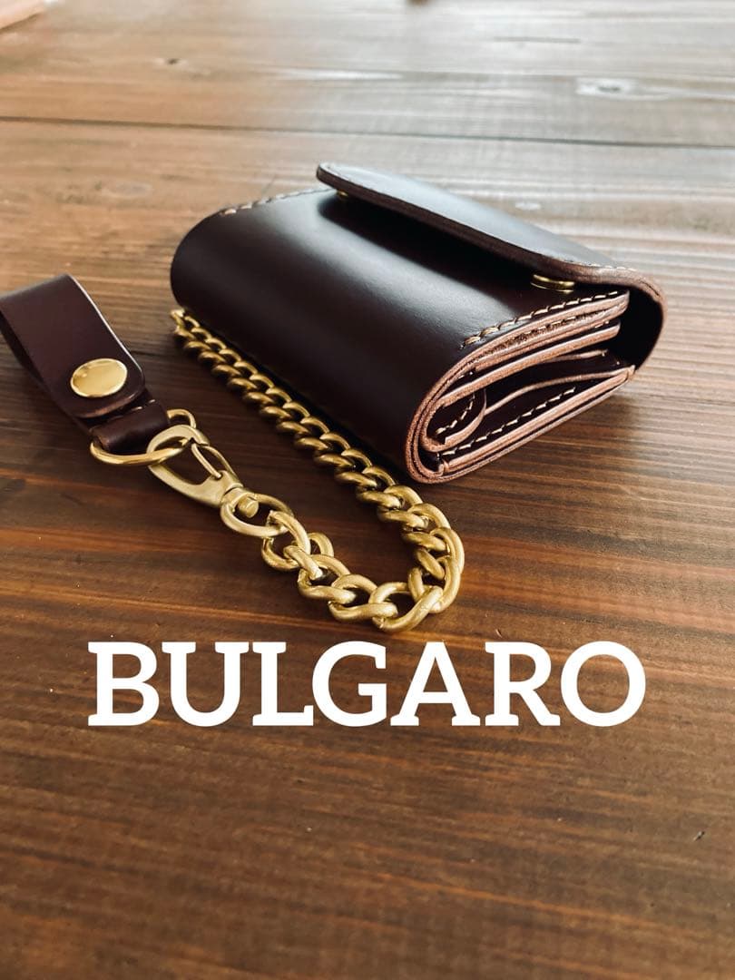 【ブルガロ】TS03-76ショートトラッカーウォレット&真鍮チェーン別売り