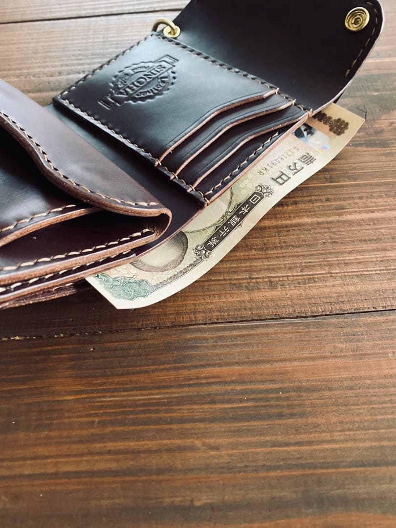 【ブルガロ】TS03-76ショートトラッカーウォレット&真鍮チェーン別売り