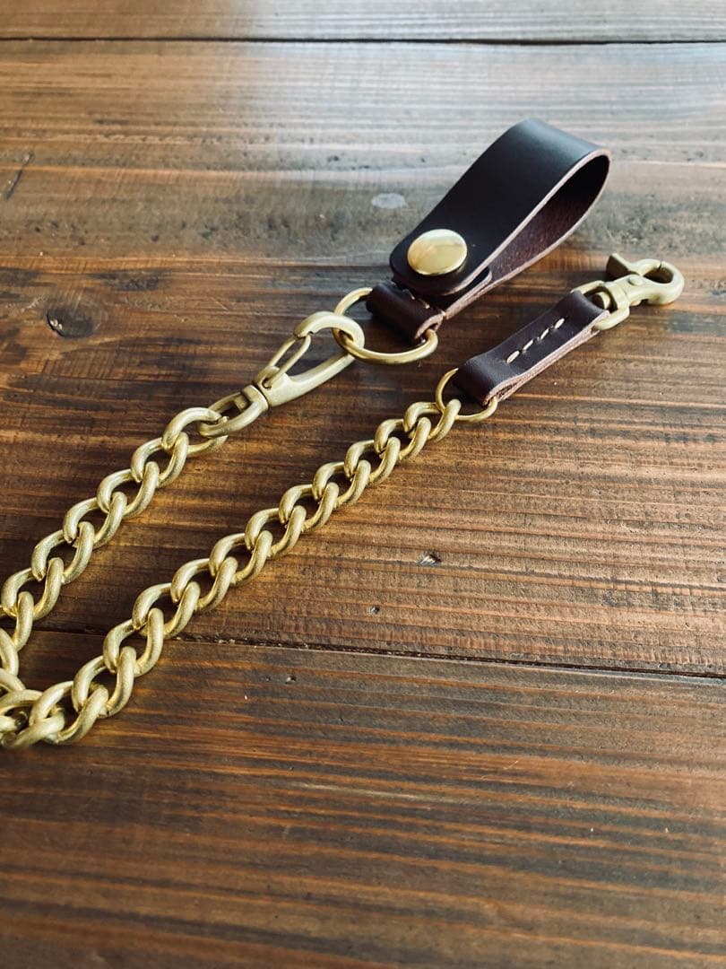 【ブルガロ】TS03-76ショートトラッカーウォレット&真鍮チェーン別売り