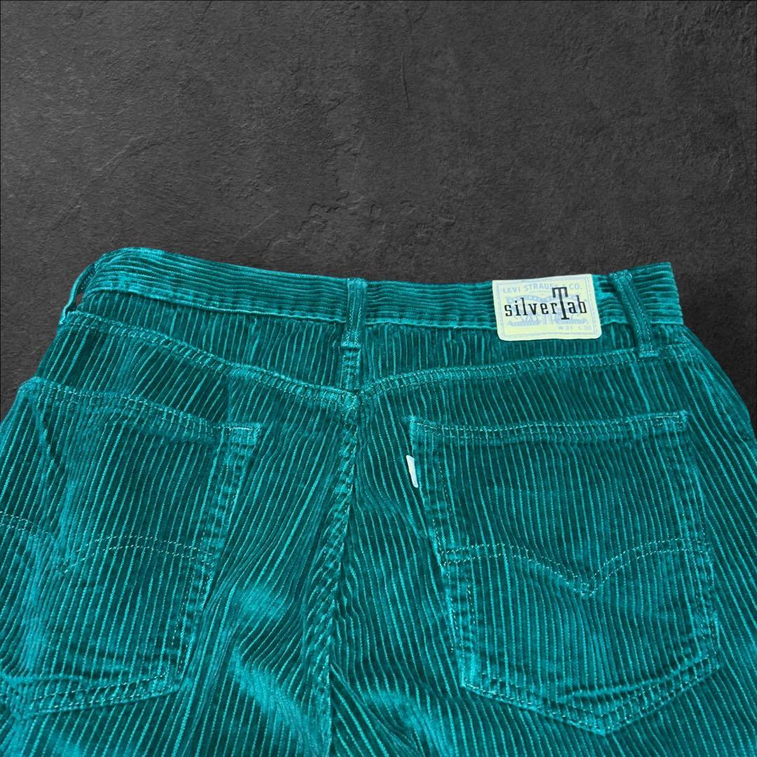 Levi’s SilverTab バギー極太コーデュロイパンツ グリーン