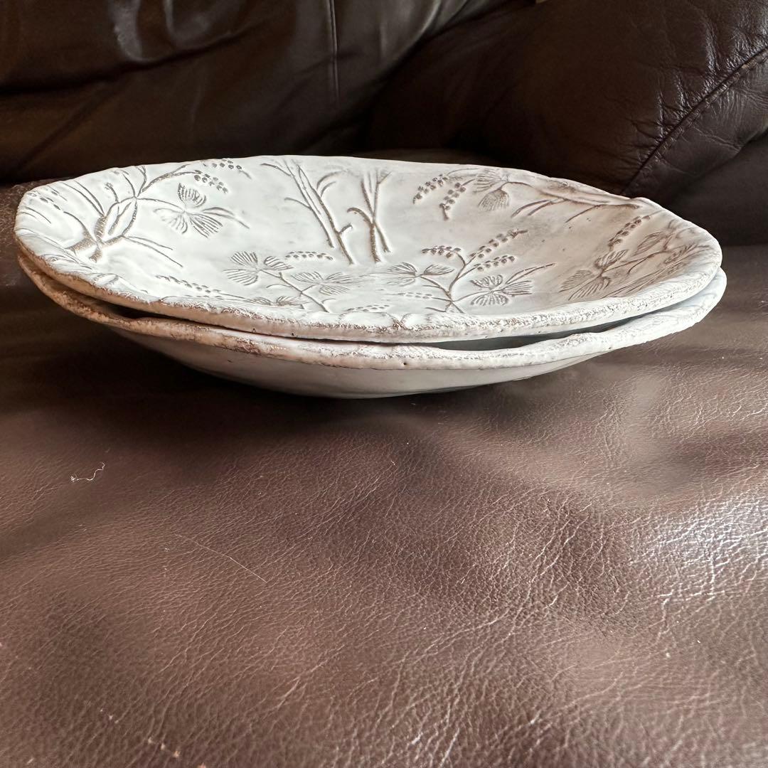 大皿2枚セット　Astier de Villatte アスティエ ド ヴィラット
