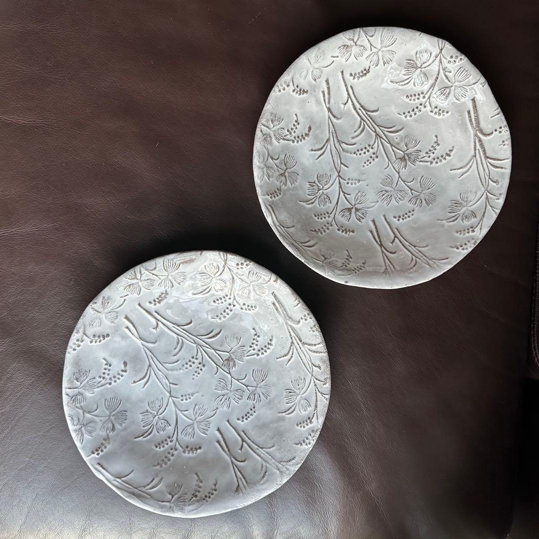 大皿2枚セット　Astier de Villatte アスティエ ド ヴィラット