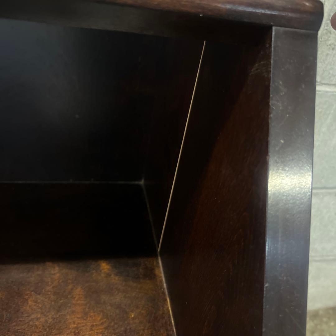 山登りで聞く音楽様 松本民芸家具 高山式座ビューロダークブラウン 文机