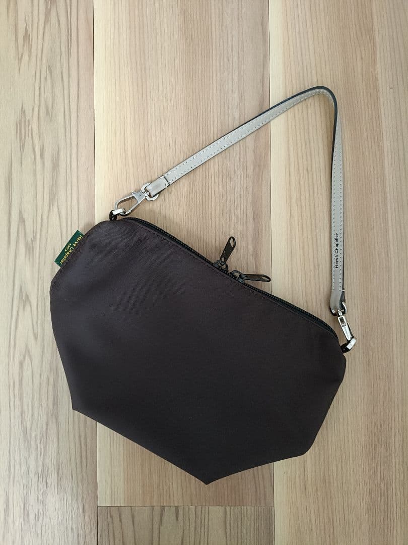 エルベシャプリエ 8786N 舟形ポーチ×1661Lストラップ