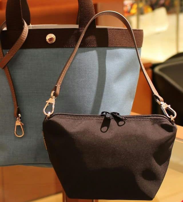 エルベシャプリエ 8786N 舟形ポーチ×1661Lストラップ