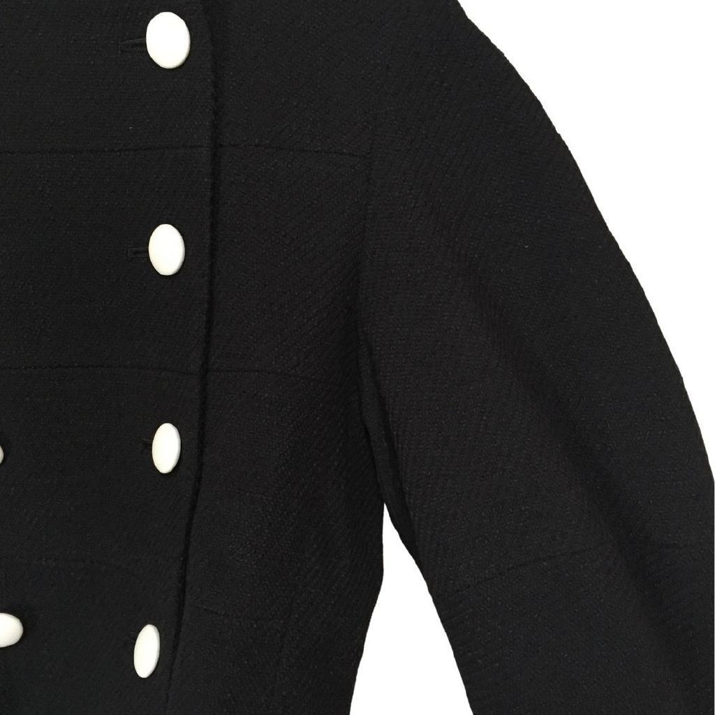 cygne　シーニュ　ダブルボタンジャケット　ブラック　S　974642